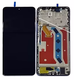 LCD ekrāns Huawei Honor Magic4 Lite 5G/Honor X9 5G/X30 5G ar skārienekrānu ar rāmi melns ORG