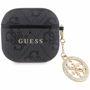 Guess 4G Strass Charm Чехол для AirPods 4 - чёрный