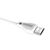 Dudao kabelis micro USB kabelis 2.4A 2m balts (L4M 2m balts)