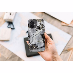 Case for iPhone 15 PRO MAX Forcell F-Protect Mirage compatible with Military Drop-Test silver fog