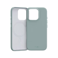 Benks Magnētiskais Vita Pro Silikona viedtālruņa apvalks iPhone 16 Pro Max - zaļš