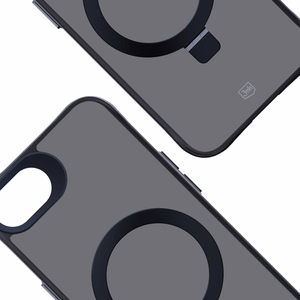 3mk Smoke Viedtālruņa apvalks Mag&Stand Apple iPhone 16E - melns
