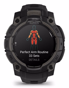 Garmin Instinct 3 AMOLED viedpulkstenis melns