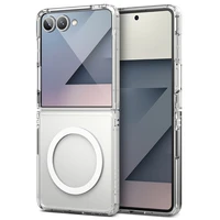 Ringke Fusion magnētiskais MagSafe viedtālruņa apvalks Samsung Galaxy Z Flip 7 - caurspīdīgs