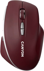 CANYON MW-21 bezvadu BT pele, 1200 dpi, sarkana