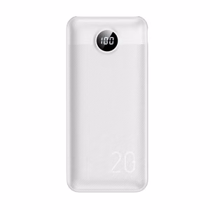 VEGER portatīvais lādētājs 20000 mAh PD QC3.0 2A20W L20S (VP2039PD / W2039PD) balts