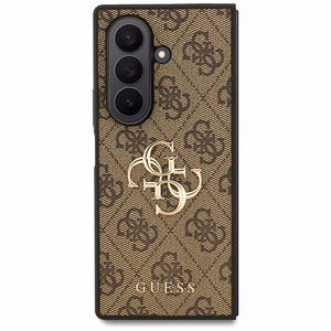 Viedtālruņa apvalks GUESS SAMSUNG Z Fold7 GUHCZFD74GMGBR (4G PU ar lielu logotipu) brūns