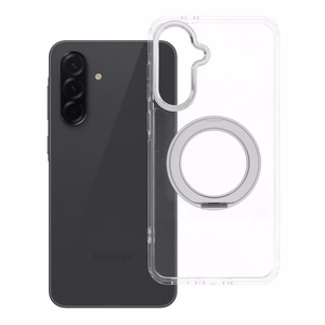 Case for Samsung A36 Frame Circle Stand compatible with MagSafe transparent