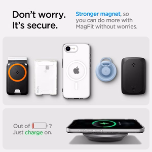Spigen Liquid Crystal Mag MagSafe iPhone 16e apvalks - Caurspīdīgs