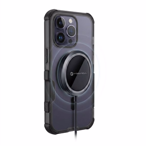 Case for iPhone 16 Forcell F-Protect BumperX Premium compatible with MagSafe black