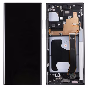 LCD Display Compatible With Samsung N985 (N986) Note 20 Ultra with Frame / Mystic Black / HQ