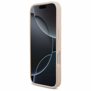 Guess Graudains Liels 4G un Klasiskais Logotips viedtālruņa apvalks iPhone 17 Pro - rozā