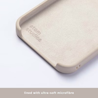 ATOM STUDIOS maciņš Split Silicone MagSafe iPhone 12 / 12 Pro Calcium Stone