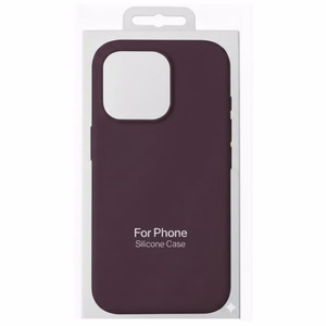 Maciņš "TM MagSafe Silicone" iPhone 16 / Plūmju /