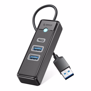 Orico PWC2U-U3 3-port USB hub 2x USB-A 3.0 1x USB-C 3.0 0.15 m - black