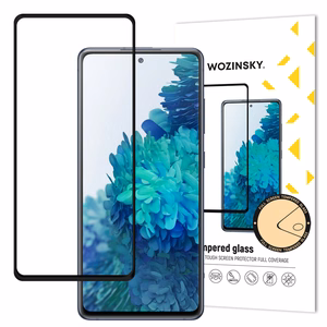 Wozinsky Tempered Glass Full Glue Super Tough защитная плёнка Full Coverage с рамкой Case Friendly для Samsung Galaxy S20 FE чёрный
