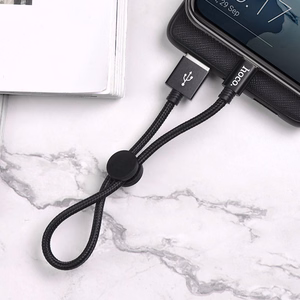 USB kabelis Hoco X35 Type-C 0,25 m melns