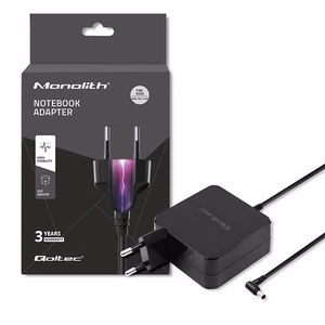 Qoltec 51745 barošanas adapteris iekštelpu 65 W melns