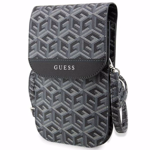 Guess rokassoma GUWBHGCFSEK melna GCube Stripe