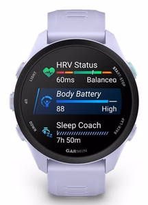 Garmin Forerunner 70 digitāls GPS viedpulkstenis ar skārienekrānu 3.05 cm (1.2") AMOLED, 43 mm, 390 × 390 lavandas