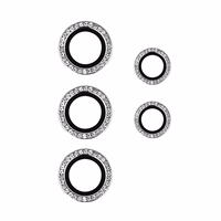 Rūdītais stikls HARD DIAMOND kamerai (LENS) Samsung Galaxy S24 Ultra sudraba (5 gab. lēcas)