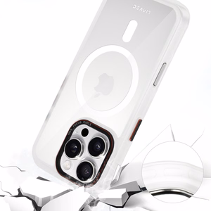 Liavec Hybrid Magnētiskais caurspīdīgs viedtālruņa apvalks Iphone 16 Pro