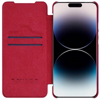 Nillkin Qin Pro Leather Apple iPhone 14 Pro Max sarkans