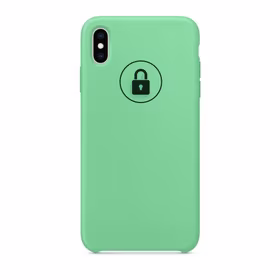 Phone Maciņš "Silicone Maciņš" priekš Apple iPhone Xs Max / Spearmint / in package