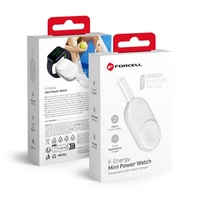Portatīvais lādētājs Apple Watch Forcell F-Energy Mini Power Watch 1A 2,5W 1200 mAh balta