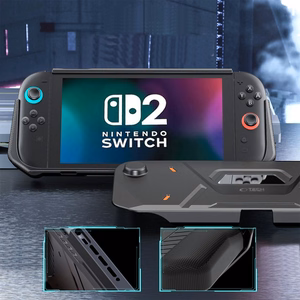 Tech-Protect Carbonox apvalks Nintendo Switch 2 - melns