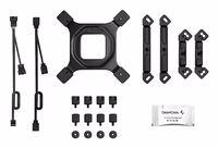 DeepCool AG620 BK ARGB V2 Chipset, Motherboard Air cooler 12 cm melns 1 pc(s)