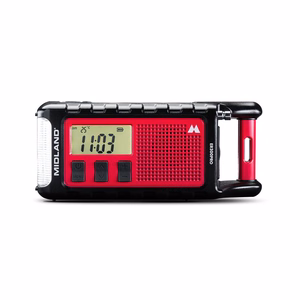 Avārijas radio Midland ER300 PRO ar 10000 mAh akumulatoru
