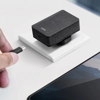 Uniq Versa Slim LITHOS Collective USB-C PD 18W sienas lādētājs + USB-C / USB-C kabelis – melns