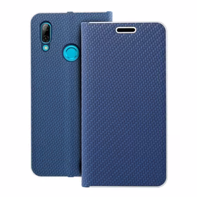 LUNA grāmatas apvalks Huawei P Smart 2019 zils