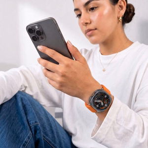 Tech-Protect Nylon Clasp siksniņa modelim Samsung Galaxy Watch Ultra 47 mm – oranža
