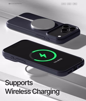 Korpuss Mercury Pure Magsafe Silicon Case Apple iPhone 17 Pro Max tumši zils