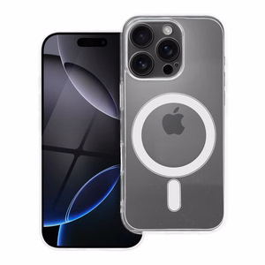 Caurspīdīgs viedtālruņa apvalks 2 mm IPHONE 16 Pro saderīgs ar Magnētisko (kameras aizsardzība) caurspīdīgs