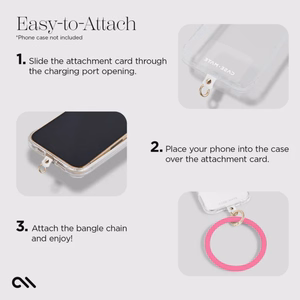 Ремешок Case-Mate Phone Bangle на запястье для смартфона, цвета фуксии