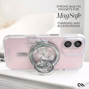Case-Mate Karat MagSafe vāciņš ar perlamutra ielaidumiem ierīcei iPhone 16 Plus, A Touch of Pearl