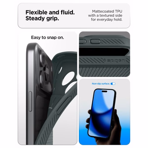 Spigen Liquid Air maciņš iPhone 18 Pro Max / 17 Pro Max, zaļš
