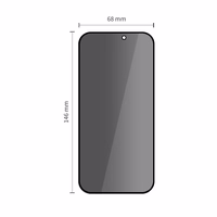 Tech-Protect Quick Set Spy+ Privātuma stikls 2-gab. komplekts iPhone 16 Pro