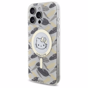 Hello Kitty IML Golden Leaves MagSafe viedtālruņa apvalks iPhone 16 Pro Max - balts