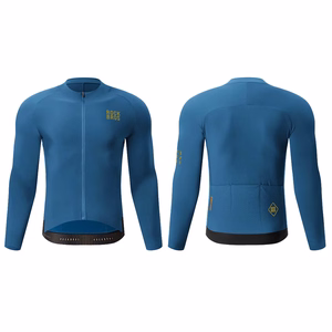 Rockbros YDWT020 Diamond cycling jersey spring/autumn/winter size XXL - blue