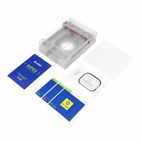 5D Mr. Monkey Aizsargstikls - Apple Watch 10/11 46MM melns (Strong HD)