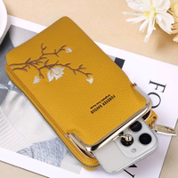 Adīts maciņš telefonam GCW17 dzeltens