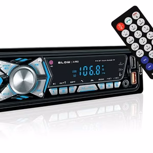 BLOW X-PRO – automašīnas radio, MP3, USB, micro-USB, Bluetooth, melns