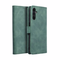 TENDER grāmatas tipa viedtālruņa apvalks SAMSUNG A13 5G / A04S zaļš