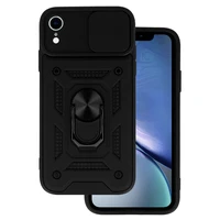 ROAR viedtālruņa apvalks SLIDE CAMERA ARMOR CASE piemērots iPhone XR melns