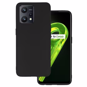 Aizmugures apvalks MATT Realme 9 5G/9 PRO Melna