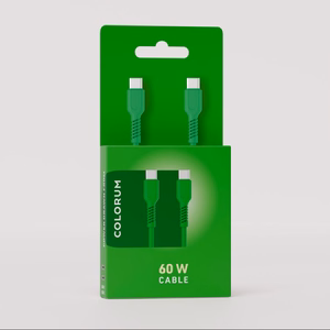COLORUM kabelis USB-C - USB-C 1,8m 3A CK60-CC-04 xGreen